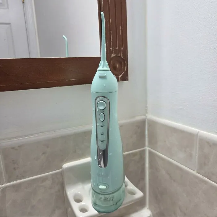 Flossing Went From The Thing Everyone Skips To The Thing Nobody Wants To Stop Doing Once A <a Style="Display:inline;" Href="Https://Www.amazon.com/Coslus-Water-Dental-Flosser-Teeth/Dp/B0d1fzw65x?pf_rd_p=53d84f87-8073-4df1-9740-1bf3fa798149&pf_rd_r=e2ejyxfjkpq3mr044kwy&sbo=rzvfv%2f%2fhxdf%2bo5021pansa%3d%3d&th=1&linkcode=ll2&tag=bpherring-20&linkid=d0965ceca66c7dc1cab1bba6bf6ca347&language=en_us&gaoptinstatus=true&ref_=as_li_ss_tl" Target="_blank">  <span Style="Font: Inherit; Color: #d74b1f;"> Coslus Water Dental Flosser </Span> Replaces The String That Was Never Making It Into The Daily Routine Anyway
