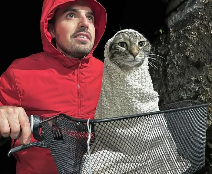 This Man Has All Kinds Of Crazy Adventures With His Cat (33 New Pics)