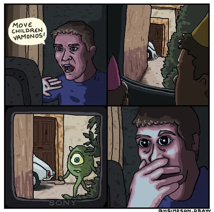23 Dark And Absurd Comics By Broh Simpson Featuring Characters You Might Know And Love