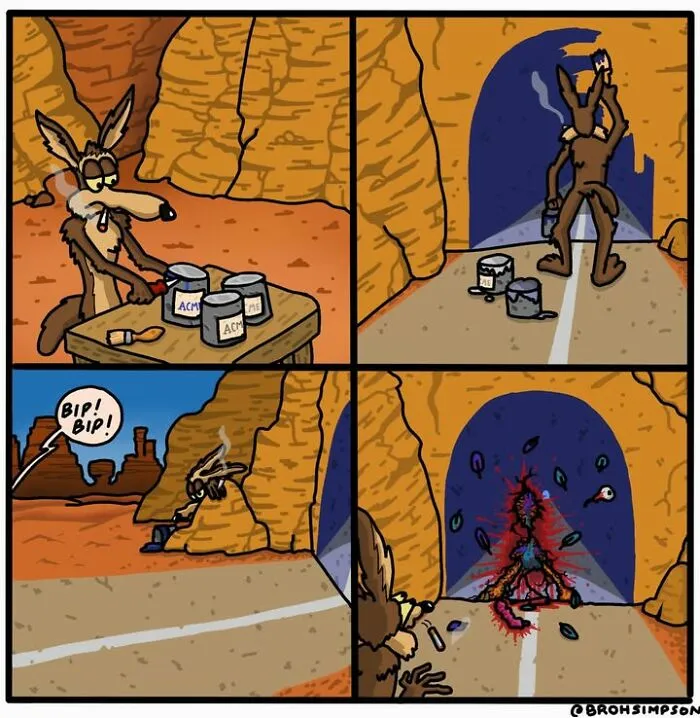 This Artist Reimagines Famous Pop Culture Characters In Dark And Unexpected Situations (26  Comics)