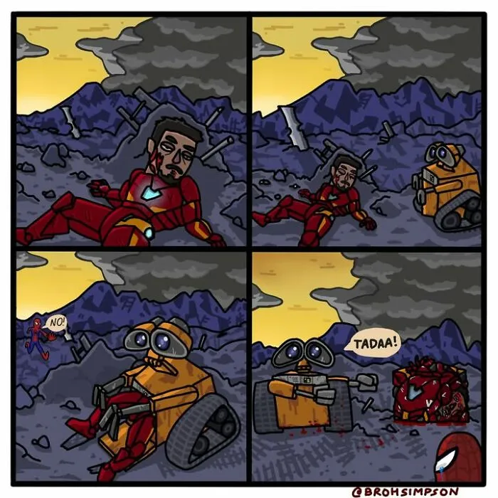 23 Dark And Absurd Comics By Broh Simpson Featuring Characters You Might Know And Love