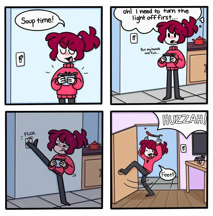 32 Comics About Social Awkwardness, Procrastination, And Other Everyday Struggles By This Artist