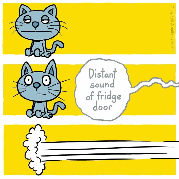 ‘Cattitude’: 30 New Funny Comics By This Artist Showcasing Daily Struggles In A Cat’s Life