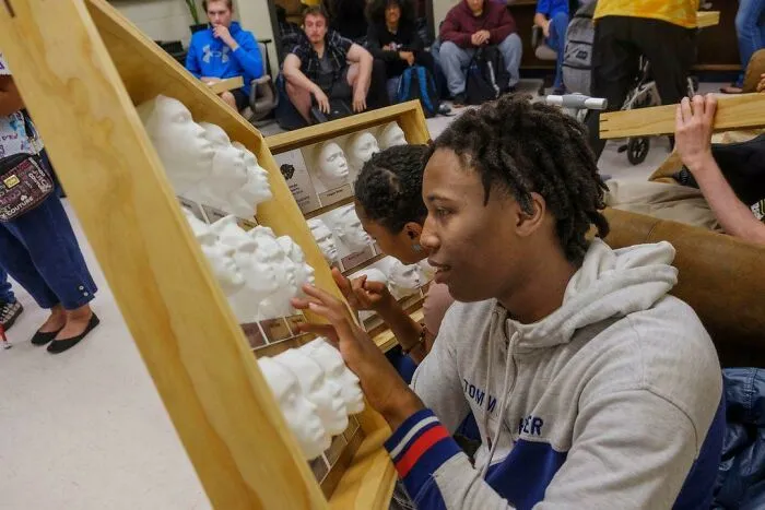 Blind Student Feels 3D Printed School Yearbook For The First Time