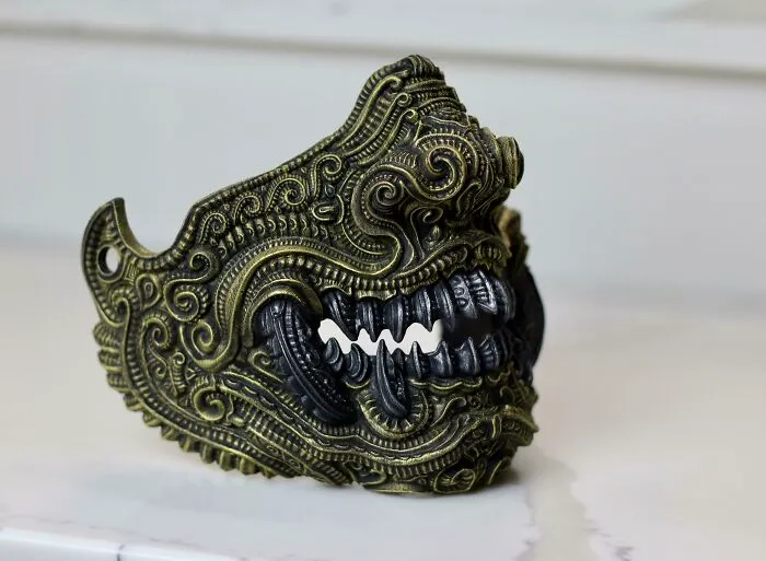 I 3D Printed And Hand Painted This Mask