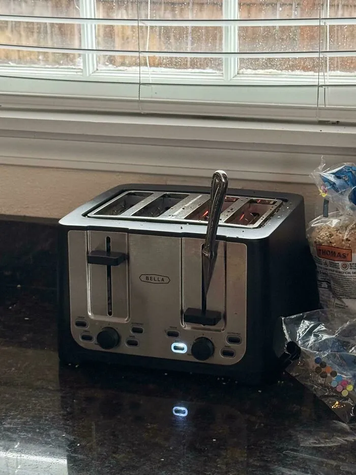 My Roommate’s Solution To A Broken Toaster