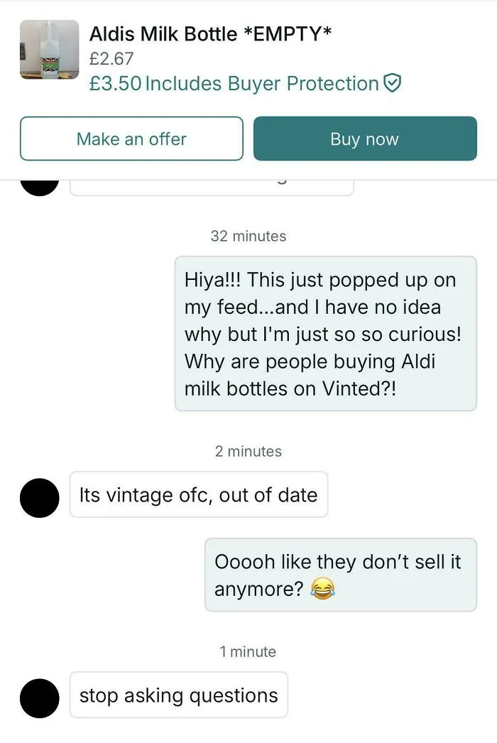 Absolutely Exceptional Exchange On Vinted This Morning