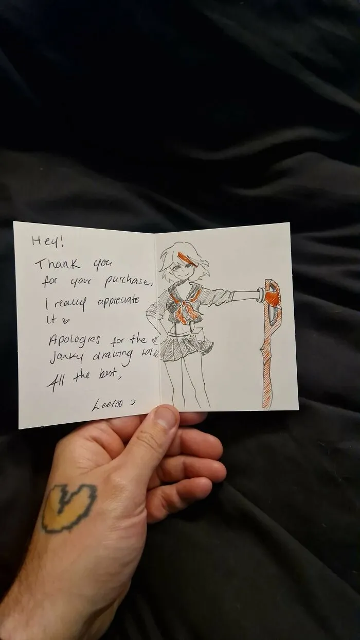 Bought An Anime Poster. Recieved This Message