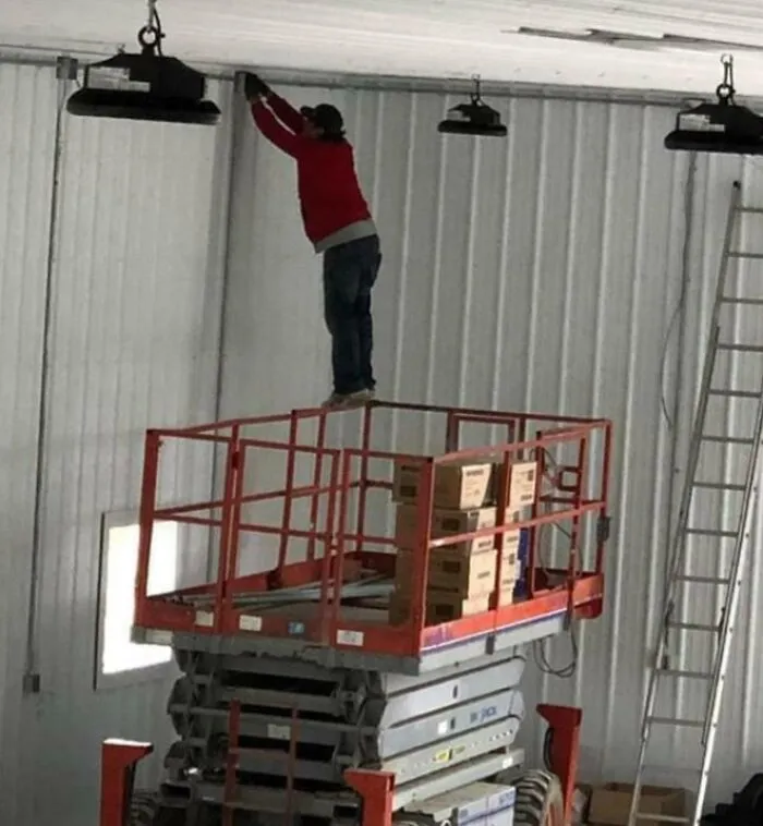 If Only There Was Another Way To Get Up There