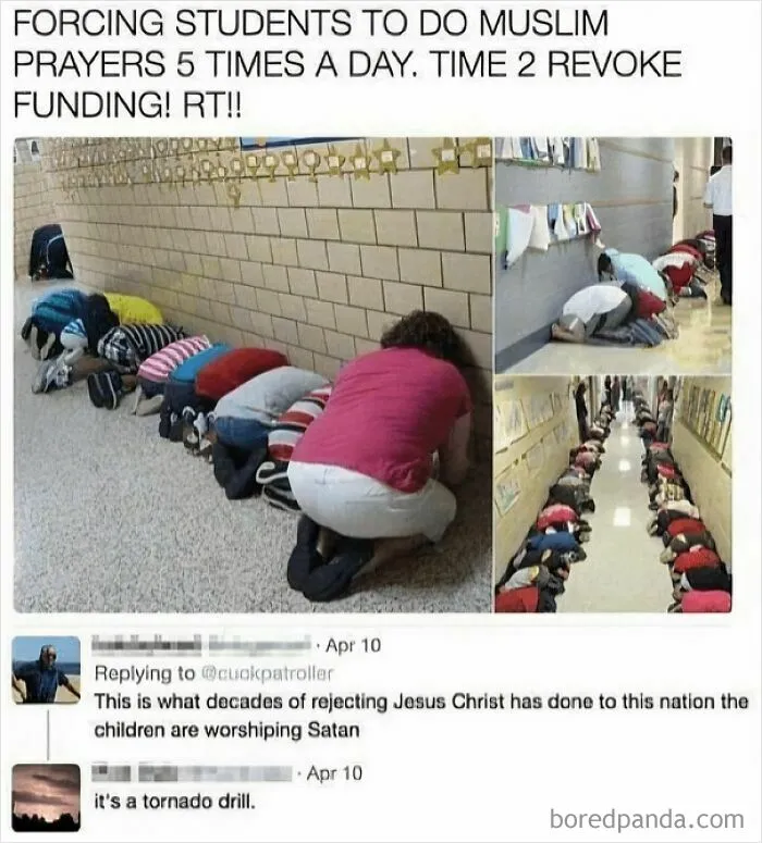 It's A Tornado Drill