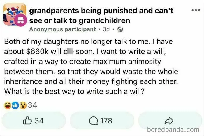 Absolutely Insane Behavior. Bet She Did That Sort Of Thing To Them Their Whole Lives