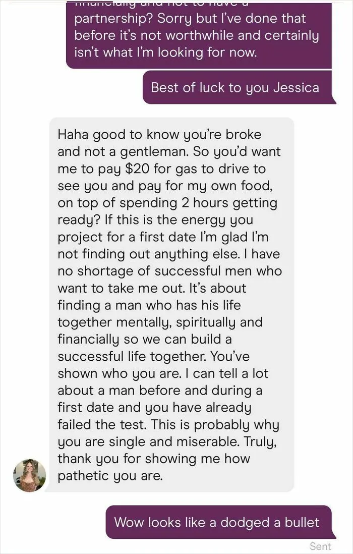 I Asked If She Would Split The $350 Sushi Dinner She Wanted For The First Date…
