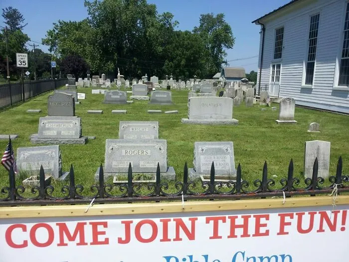 This Church Has Some Rather Unfortunate Ad Placement For Its Bible Camp