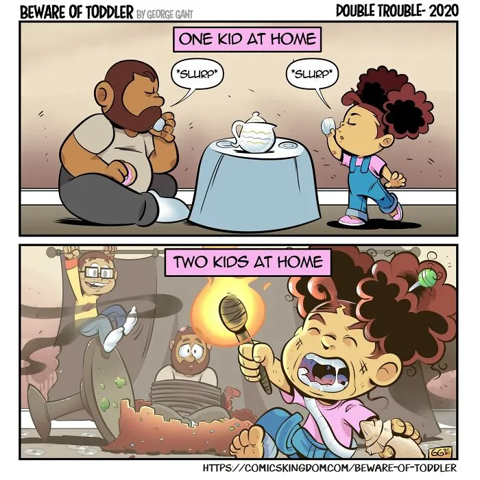 This Artist Drew 29 Comics Showing The Chaos Of Parenting A Toddler (New Pics)