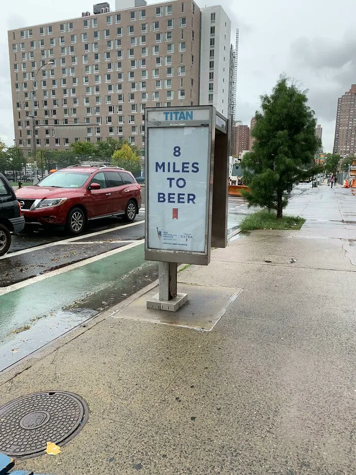 Great Ad Placement Along Marathon Route