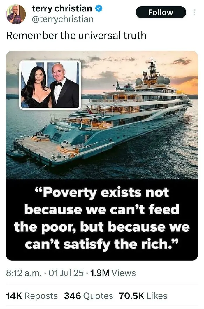 Billionaires Are The Reason For Poverty