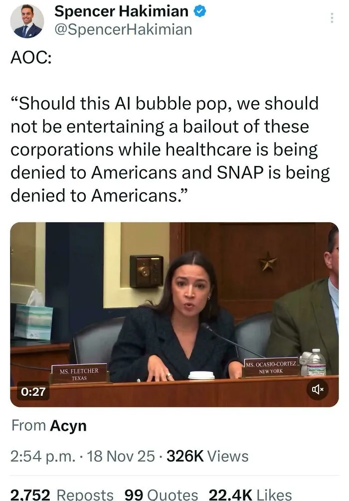 No Bailouts For The Billionaires!