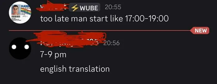 “English Translation”
