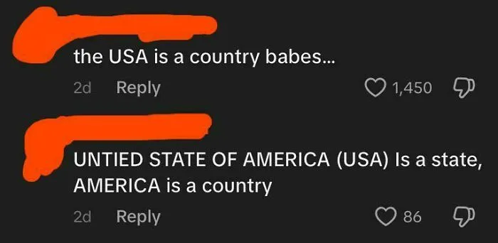 “United States Of America (USA) Is A State, America Is A Country”