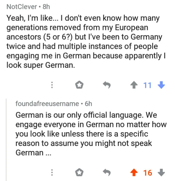 People Engaging Me In German Because I Look German