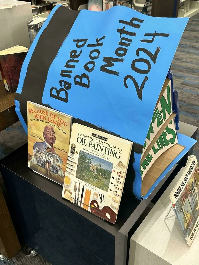 This Display Is How I Learned That Missouri Banned An Introductory Book About Oil Painting