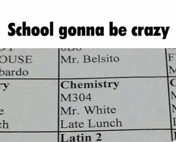 Mr White!?!?!?!