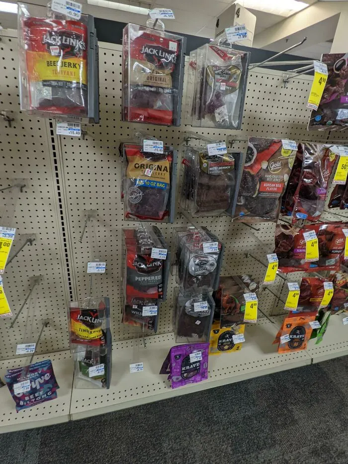 My Local Drugstore Locks The Beef Jerky In Anti-Theft Boxes