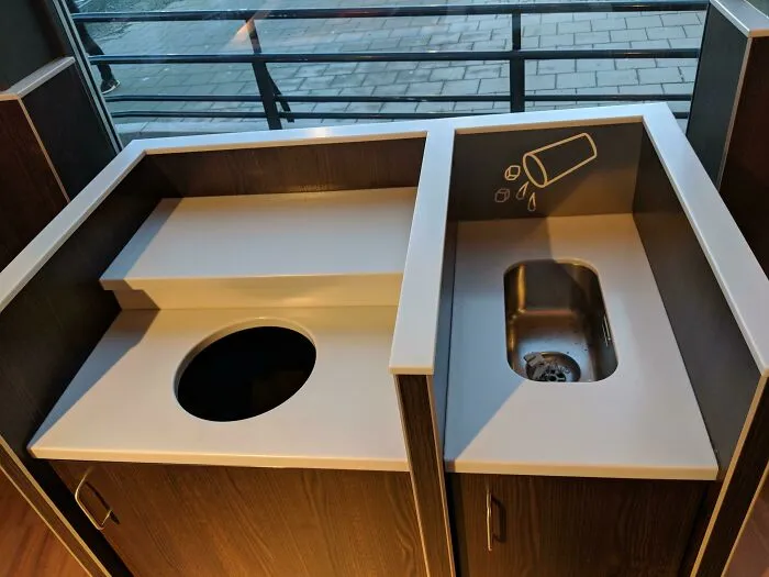 This Burger King In Norway Has A Spot For You To Empty Your Sodas In Before You Throw The Cup Away
