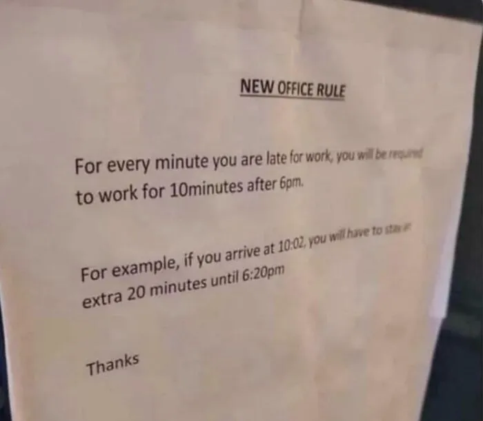 A Sign To Hand In Your Notice