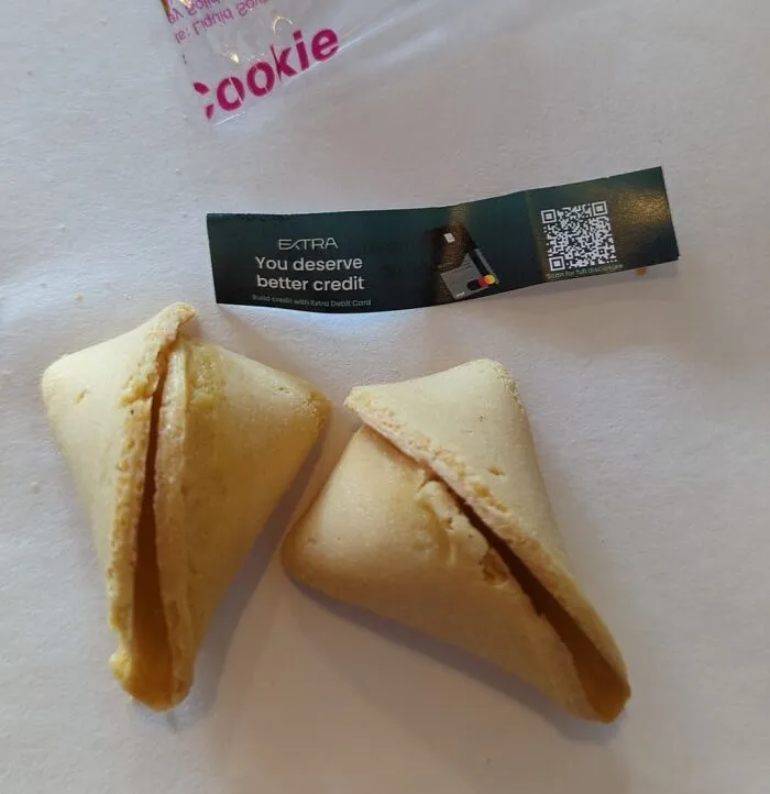 My Fortune Cookie Had A Qr Code Ad Inside