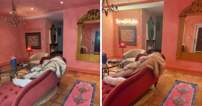 Be Honest. Does My Place Look Like A Brothel? Should I Paint The Walls Back Beige?