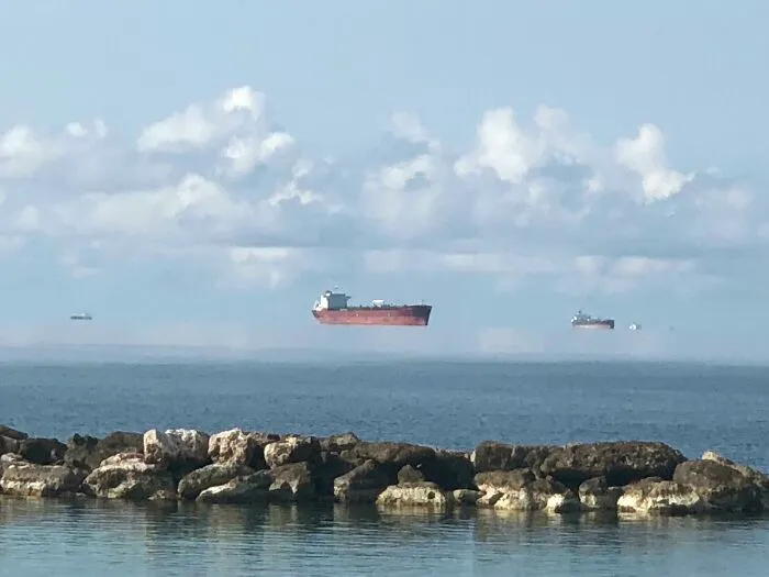 Ships That Seem To Float In The Air