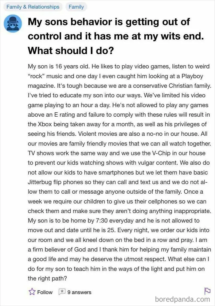 This Kids Life Sounds Horrible