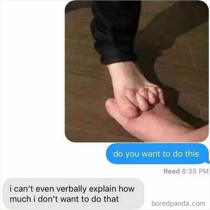 Intertwined Feet