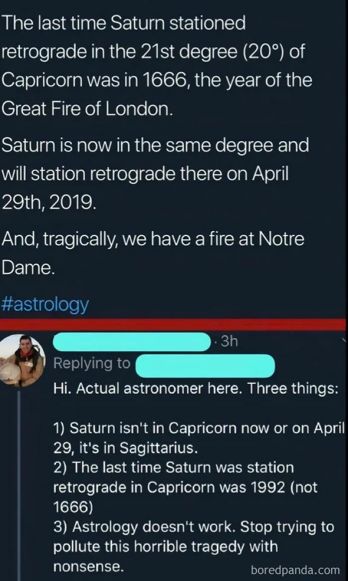 Astrologer Gets Told By An Astronomer