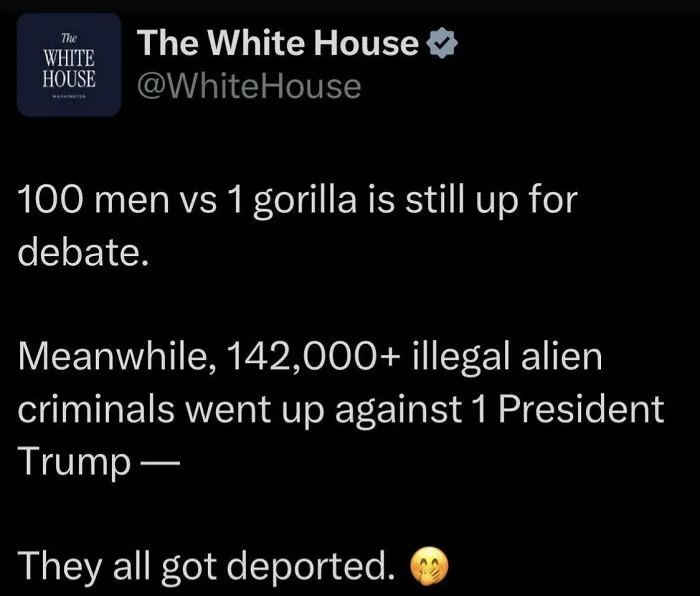 From The Official White House Account…
