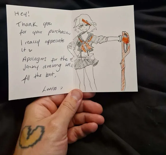 Bought An Anime Poster. Recieved This Message