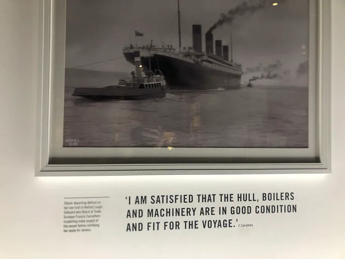 At The Titanic Museum Today