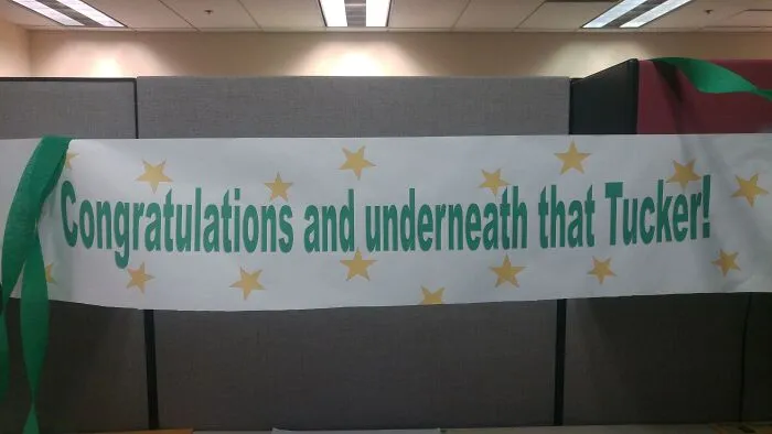 Congratulations Tucker!
