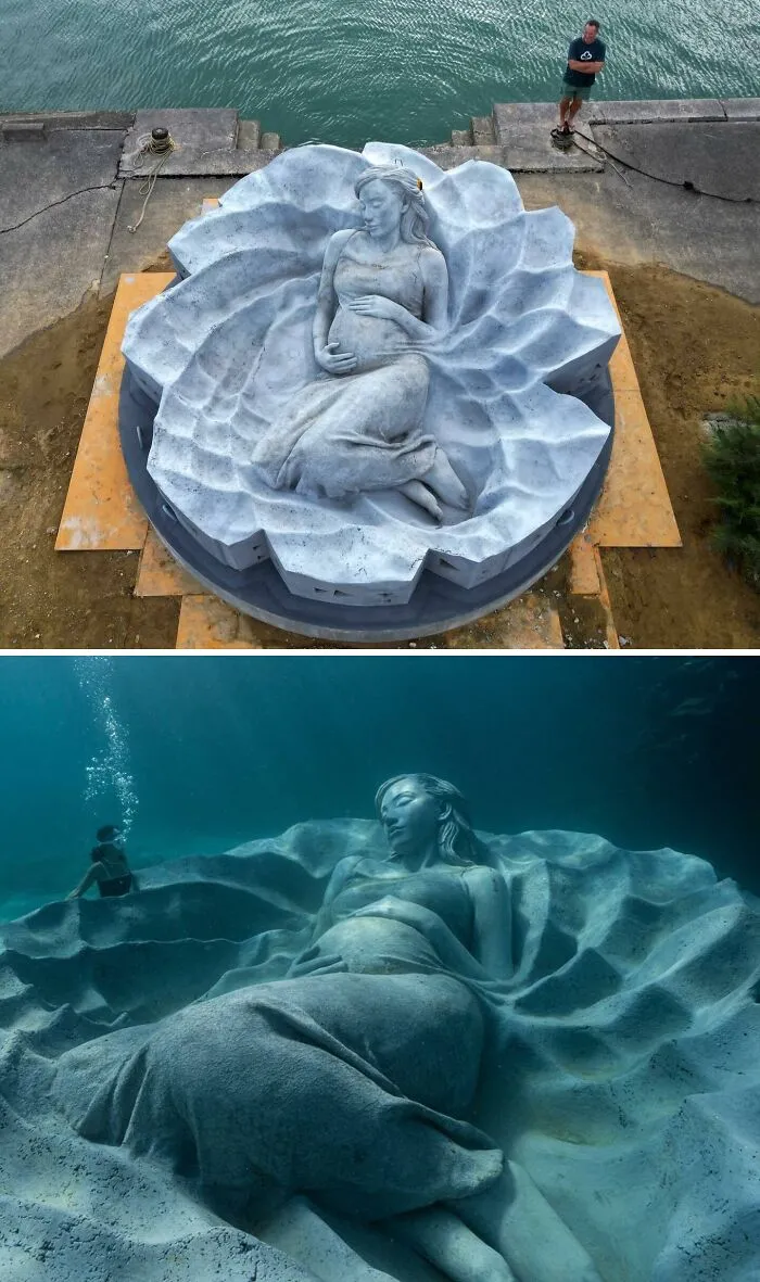 For 20 Years, This Artist Has Been Placing Stunning Sculptures Beneath The Ocean That Support Marine Life (20 New Pics)