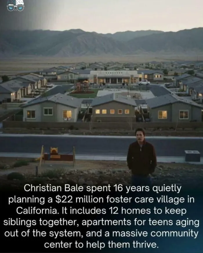 While The World Was Watching His Movies, Christian Bale Was Planning A Foster Care Community That Changes Lives