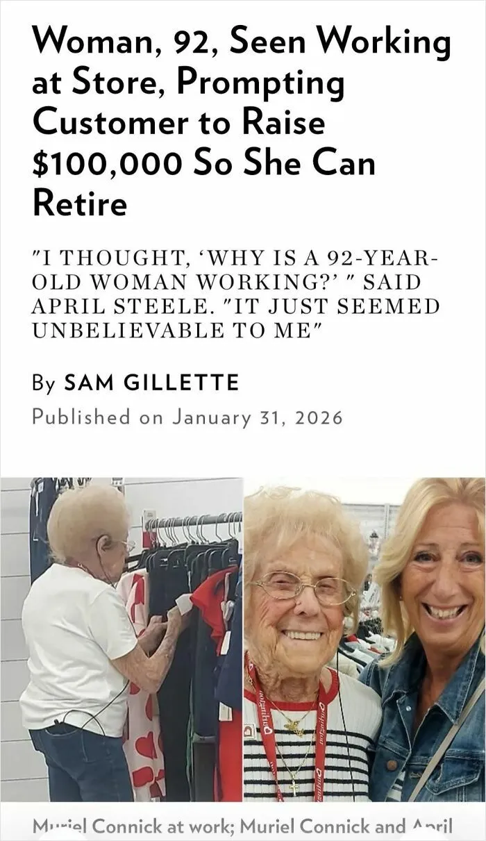 92 Year Old Woman Working In Florida, Because She Couldn't Afford To Retire