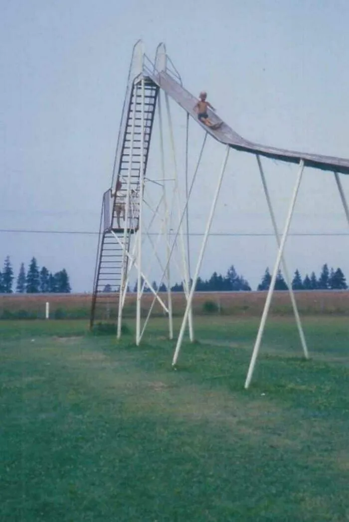 A Playground In The USA In The 1970s