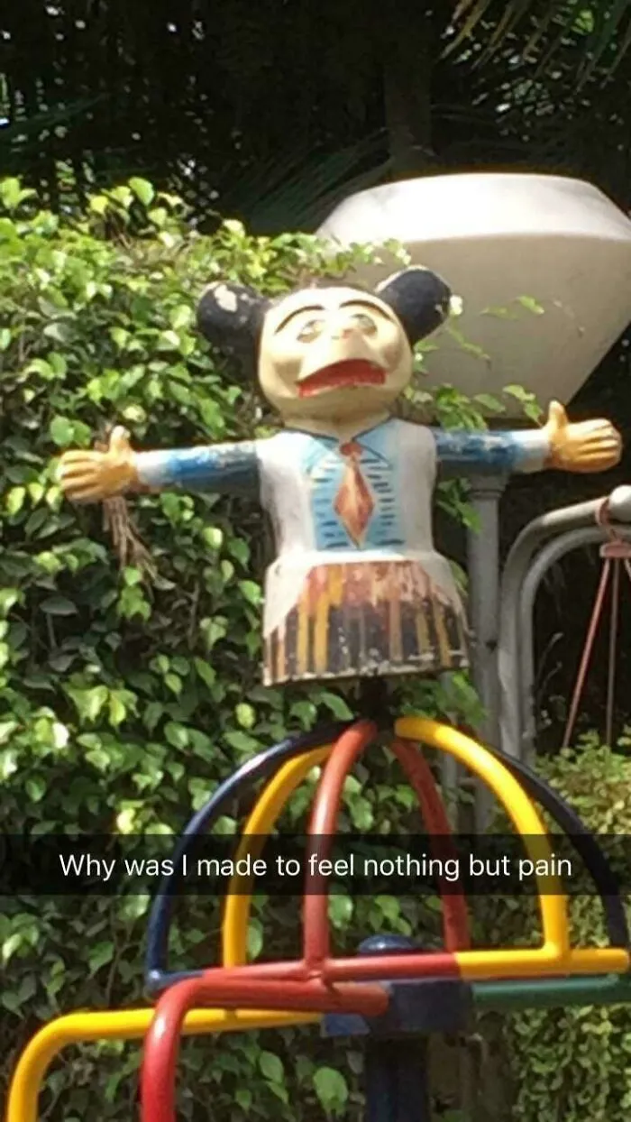 This Mickey Mouse That’s At A Local Play Park