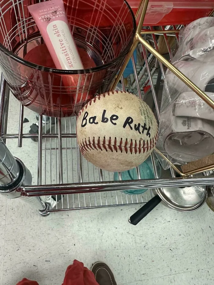 Babe Ruth Signed Ball At Goodwill!