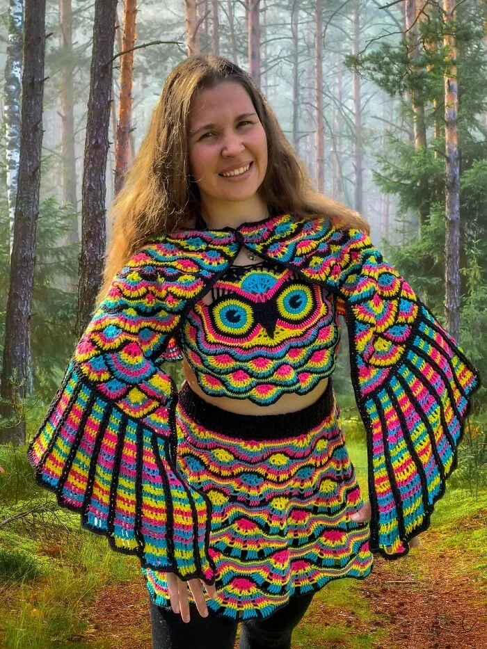 Someone Suggested I Should Share My Creative Crochet Piece With You ❤️