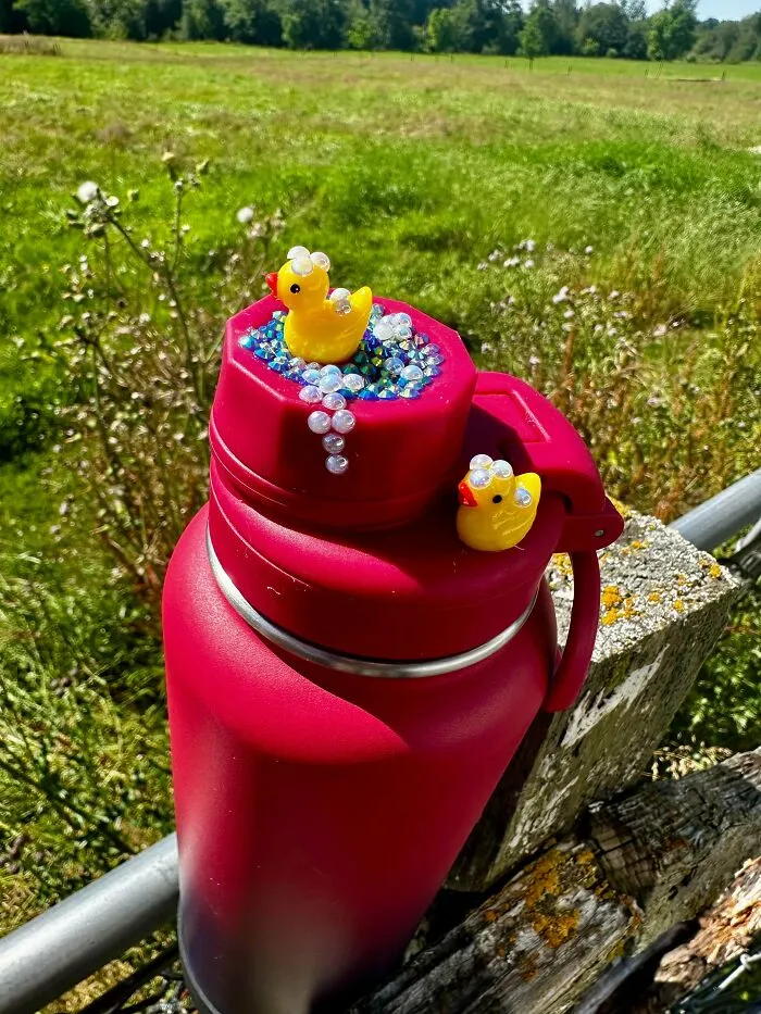 I Made My Boring Work Water Bottle More Fun Because Why Not?