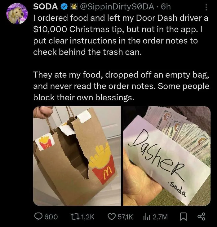 A Generous Doordasher