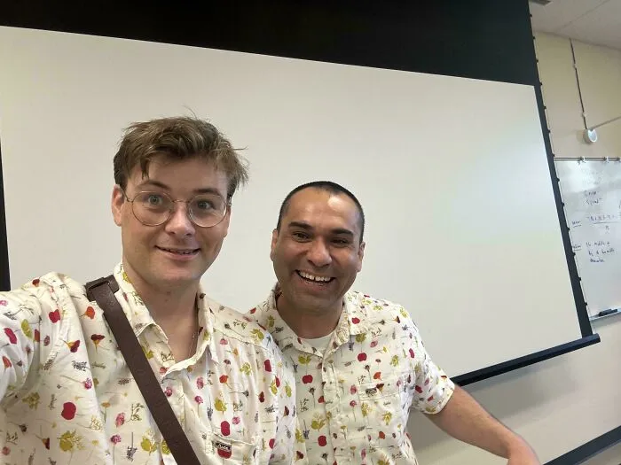 I Wore The Same Shirt As My Statistics Professor The First Day Of Class