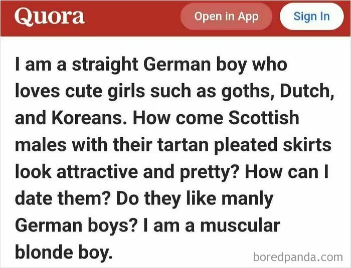 Interesting Taste In Romance